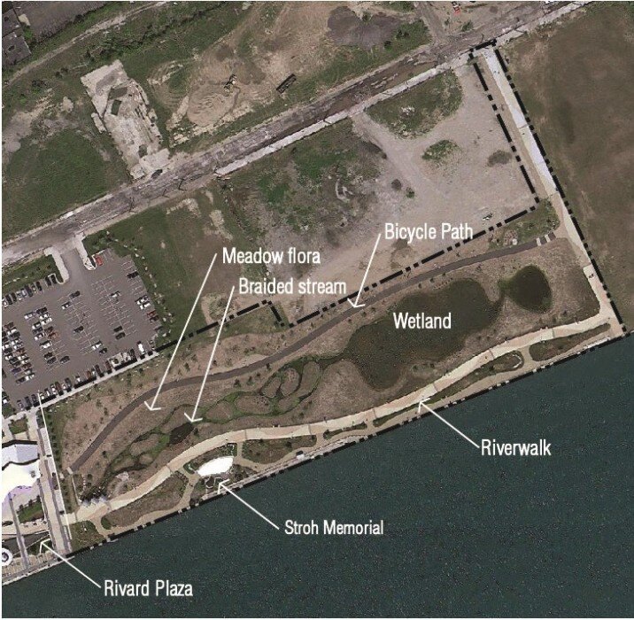 William G. Milliken State Park, Phase 2 Lowland Park Landscape